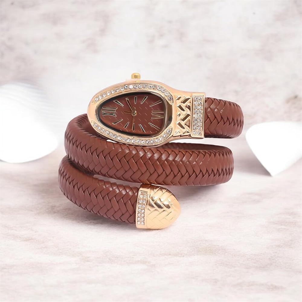 Gold Snake Watch