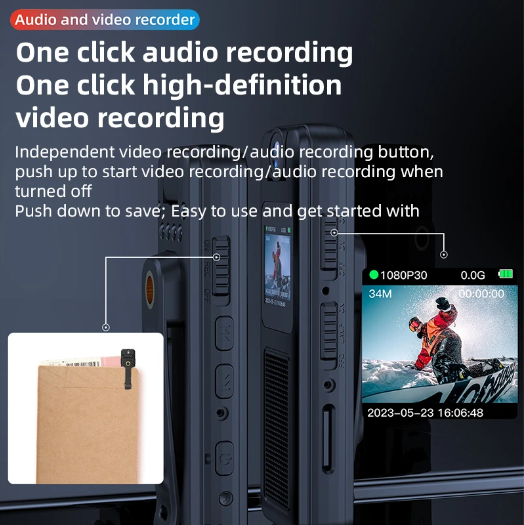 One click audio and video recording