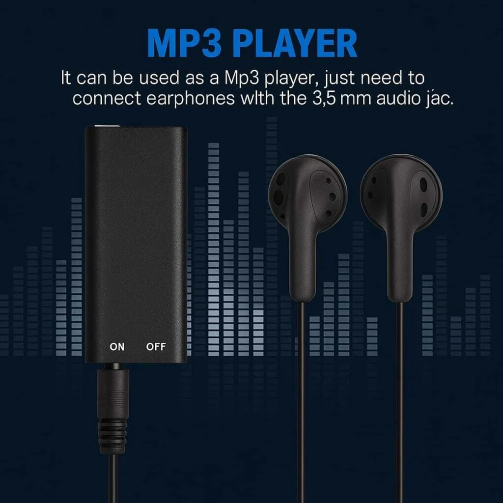 Used as an MP3 player